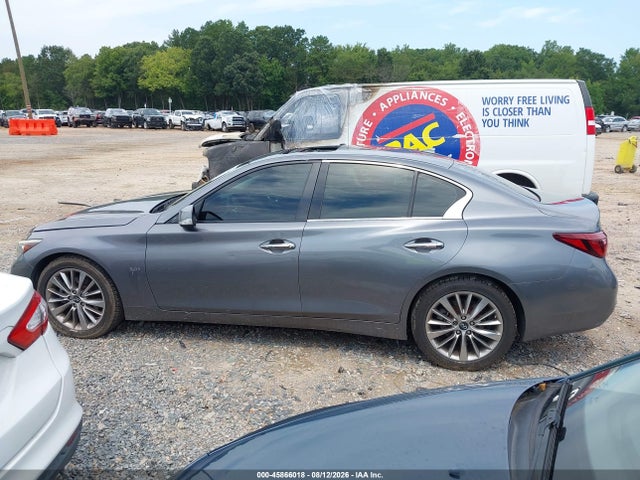 Продаж на аукціоні авто 2018 Infiniti Q50 3.0t Luxe, vin: JN1EV7AP9JM356987, номер лоту: 45866018