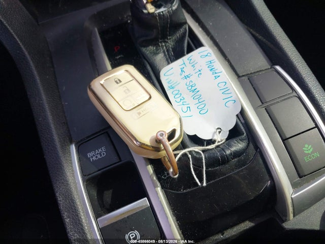Aukcja sprzedaży 2018 Honda Civic Ex, vin: 19XFC2F7XJE003451, numer aukcji: 45866049