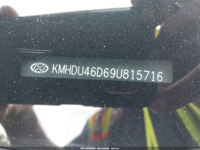 Продажа на аукционе авто 2009 Hyundai Elantra Gls, vin: KMHDU46D69U815716, номер лота: 45866066