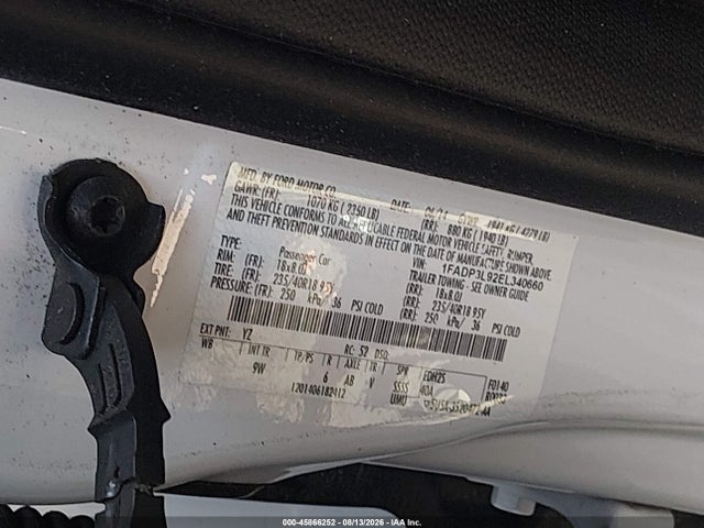 Продаж на аукціоні авто 2014 Ford Focus St, vin: 1FADP3L92EL340660, номер лоту: 45866252