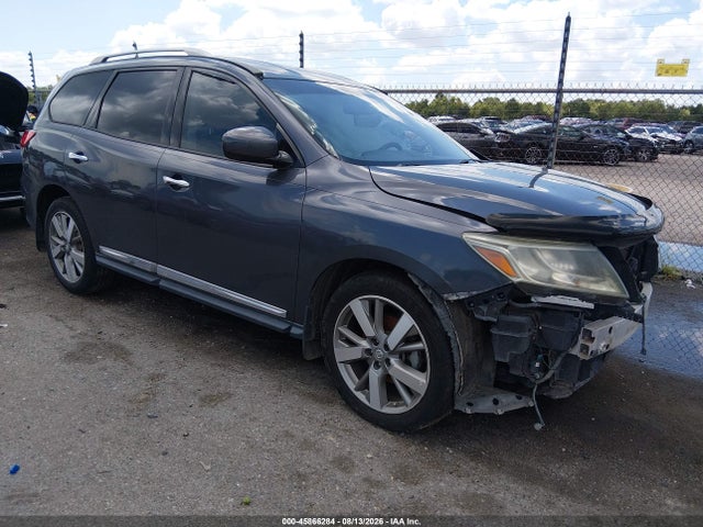 45866284 :رقم المزاد ، 5N1AR2MN1DC685184 vin ، 2013 Nissan Pathfinder Platinum مزاد بيع