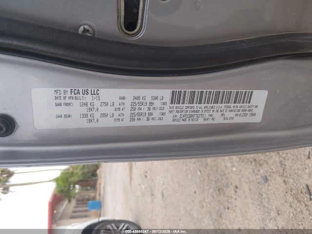 Dodge Journey Sxt 2015 3C4PDCBBXFT637511 Image 9
