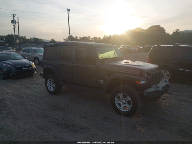 45866491 :رقم المزاد ، 1C4HJXDN7JW200354 vin ، 2018 Jeep Wrangler Unlimited Sport S 4x4 مزاد بيع