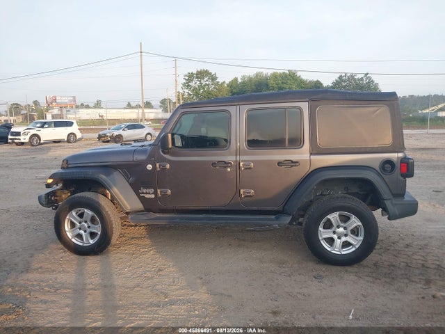 45866491 :رقم المزاد ، 1C4HJXDN7JW200354 vin ، 2018 Jeep Wrangler Unlimited Sport S 4x4 مزاد بيع