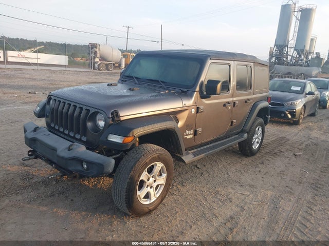 45866491 :رقم المزاد ، 1C4HJXDN7JW200354 vin ، 2018 Jeep Wrangler Unlimited Sport S 4x4 مزاد بيع