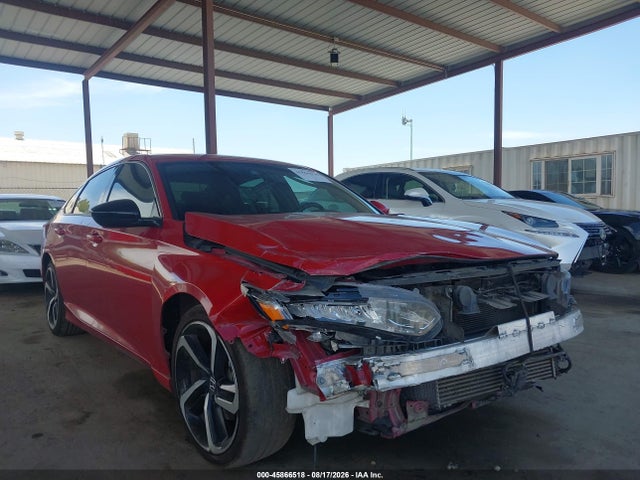 2018 Honda Accord Sport მანქანა იყიდება აუქციონზე, vin: 1HGCV1F39JA240232, აუქციონის ნომერი: 45866518