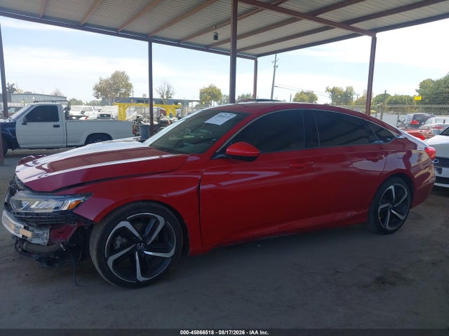 45866518 :رقم المزاد ، 1HGCV1F39JA240232 vin ، 2018 Honda Accord Sport مزاد بيع