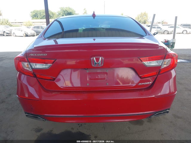 45866518 :رقم المزاد ، 1HGCV1F39JA240232 vin ، 2018 Honda Accord Sport مزاد بيع