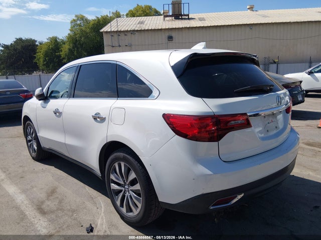 Acura Mdx Technology Package 2015 5FRYD3H45FB001007 Image 3