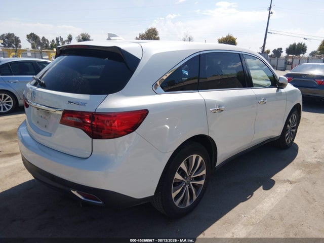 Acura Mdx Technology Package 2015 5FRYD3H45FB001007 Image 4