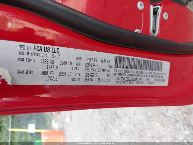 Продажа на аукционе авто 2018 Jeep Compass Latitude 4x4, vin: 3C4NJDBB2JT153041, номер лота: 45866581
