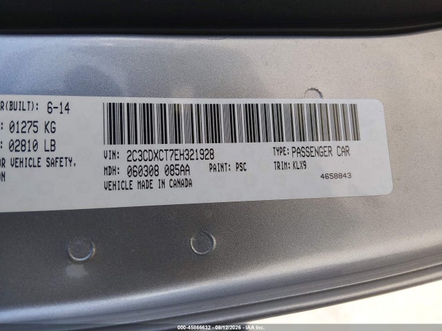 Dodge Charger Road/track 2014 2C3CDXCT7EH321928 Image 9