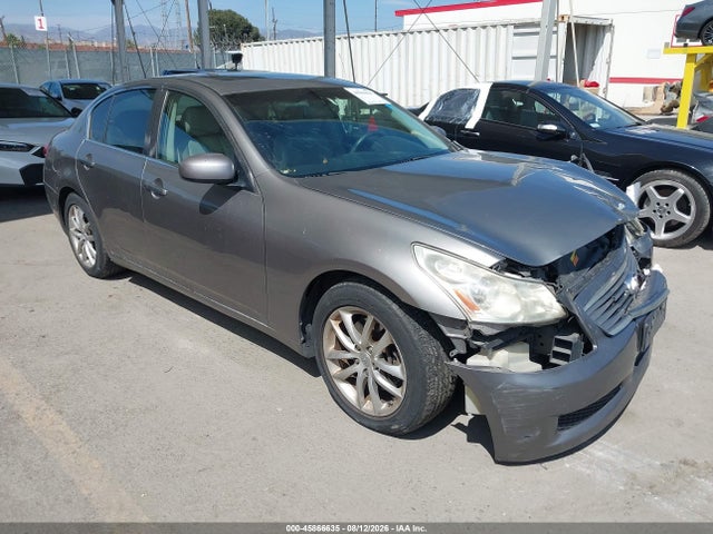 2007 Infiniti G35 Journey მანქანა იყიდება აუქციონზე, vin: JNKBV61E07M704823, აუქციონის ნომერი: 45866635
