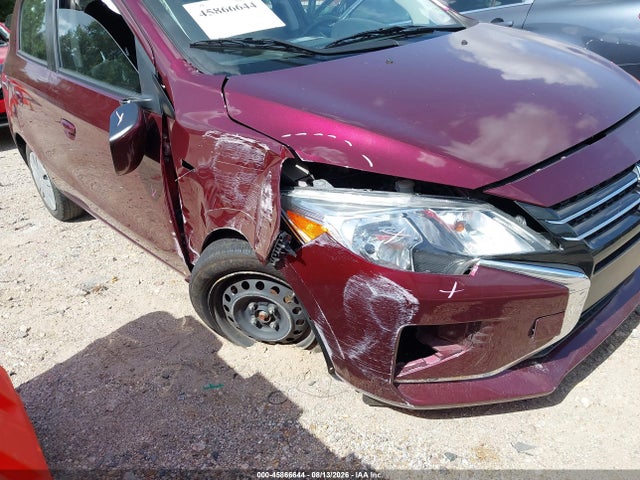 2024 Mitsubishi Mirage Es/le მანქანა იყიდება აუქციონზე, vin: ML32AUHJXRH017867, აუქციონის ნომერი: 45866644