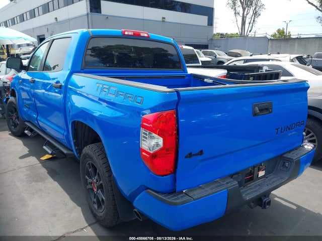 2019 Toyota Tundra Trd Pro 5.7l V8 მანქანა იყიდება აუქციონზე, vin: 5TFDY5F10KX801299, აუქციონის ნომერი: 45866708