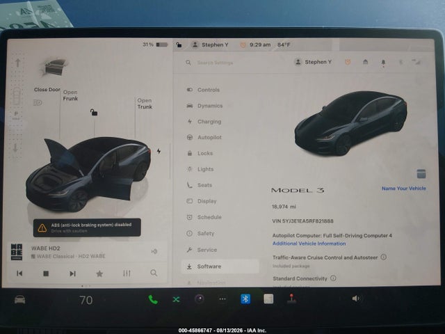 Продаж на аукціоні авто 2024 Tesla Model 3 Long Range Dual Motor All-wheel Drive/rear-wheel Drive, vin: 5YJ3E1EA5RF821888, номер лоту: 45866747