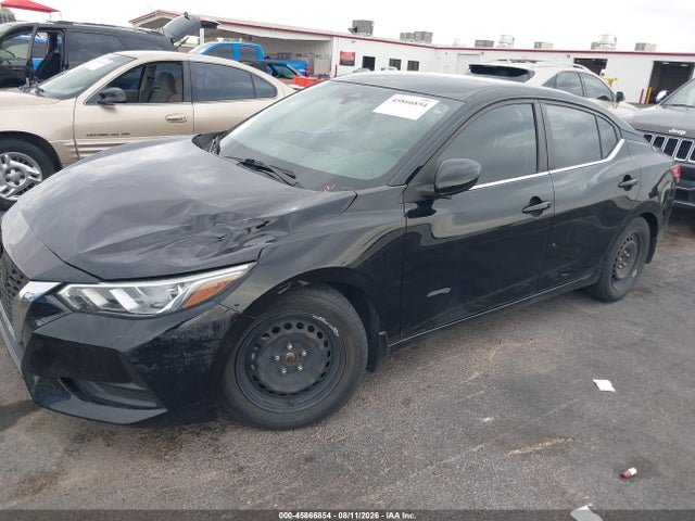 2020 Nissan Sentra S Xtronic Cvt მანქანა იყიდება აუქციონზე, vin: 3N1AB8BV5LY219703, აუქციონის ნომერი: 45866854