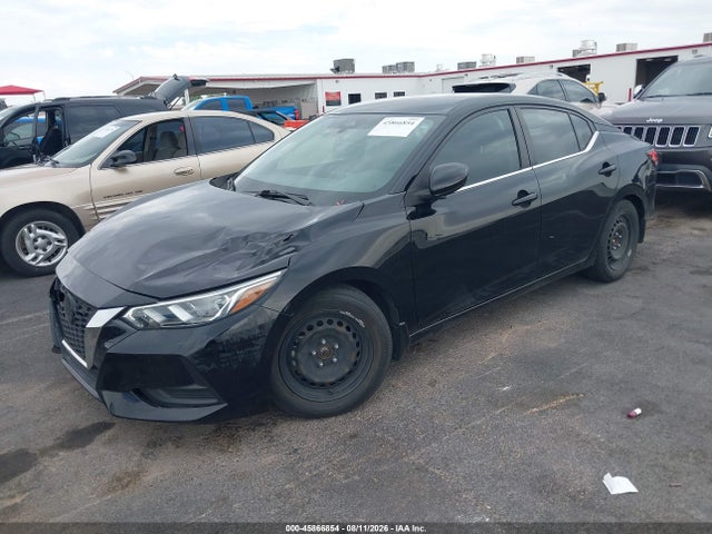 2020 Nissan Sentra S Xtronic Cvt მანქანა იყიდება აუქციონზე, vin: 3N1AB8BV5LY219703, აუქციონის ნომერი: 45866854