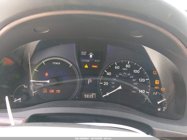45866881 :رقم المزاد ، JTJBC1BA3A2402433 vin ، 2010 Lexus Rx 450h مزاد بيع