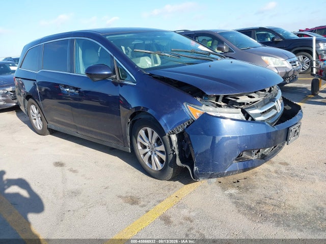 45866932 :رقم المزاد ، 5FNRL5H31GB141472 vin ، 2016 Honda Odyssey Se مزاد بيع