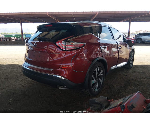 5N1AZ2MG5JN184610 Nissan Murano Platinum