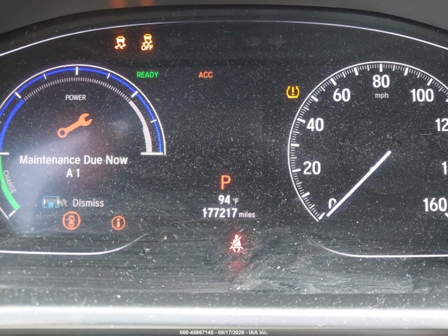 Продажа на аукционе авто 2018 Honda Accord Hybrid Ex-l, vin: 1HGCV3F58JA010274, номер лота: 45867148