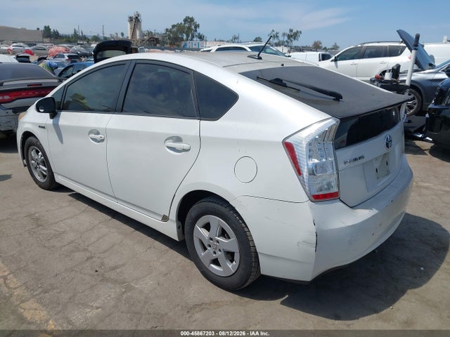 2011 Toyota Prius Two მანქანა იყიდება აუქციონზე, vin: JTDKN3DU0B0260703, აუქციონის ნომერი: 45867203