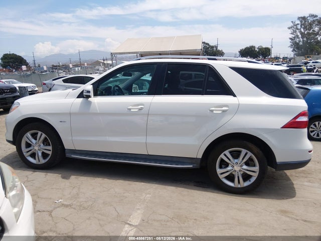 45867251 :رقم المزاد ، 4JGDA5HB0CA017604 vin ، 2012 Mercedes-benz Ml 350 4matic مزاد بيع