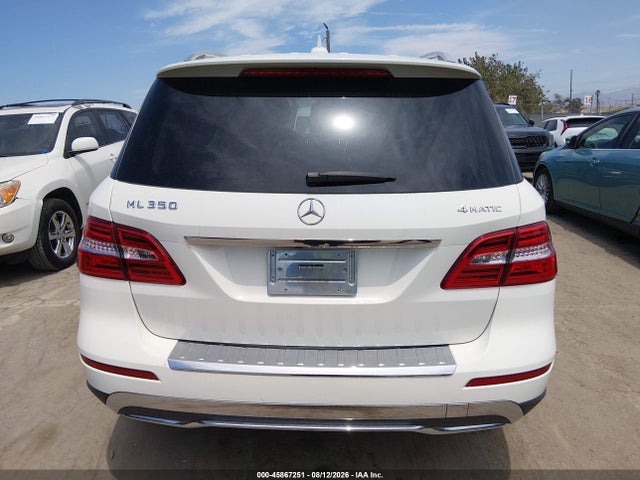 45867251 :رقم المزاد ، 4JGDA5HB0CA017604 vin ، 2012 Mercedes-benz Ml 350 4matic مزاد بيع