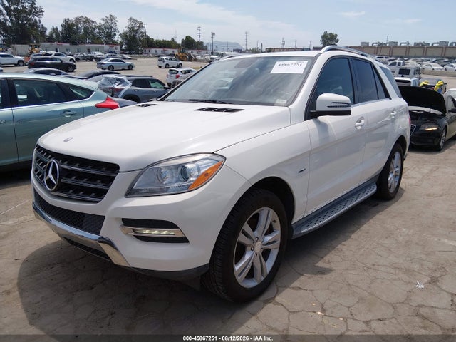 45867251 :رقم المزاد ، 4JGDA5HB0CA017604 vin ، 2012 Mercedes-benz Ml 350 4matic مزاد بيع