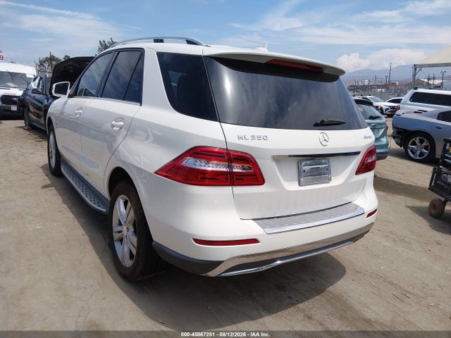 45867251 :رقم المزاد ، 4JGDA5HB0CA017604 vin ، 2012 Mercedes-benz Ml 350 4matic مزاد بيع