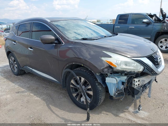 Продажа на аукционе авто 2016 Nissan Murano Sl, vin: 5N1AZ2MH4GN112752, номер лота: 45867294