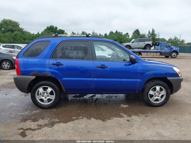 2007 Kia Sportage Lx მანქანა იყიდება აუქციონზე, vin: KNDJF724X77373267, აუქციონის ნომერი: 45867300