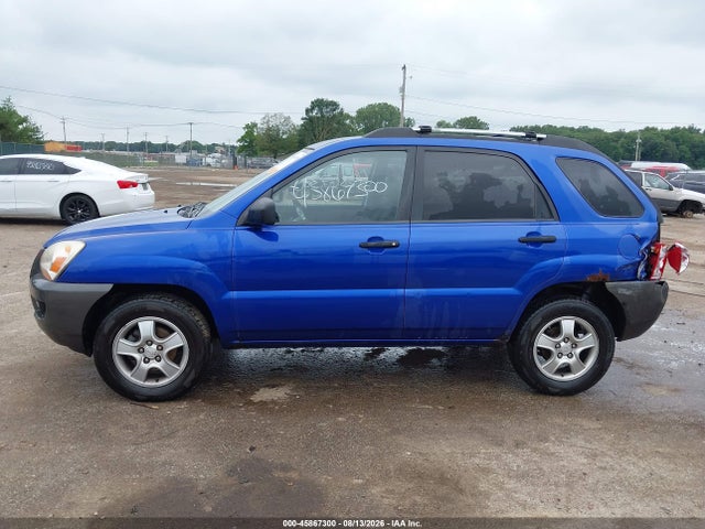 2007 Kia Sportage Lx მანქანა იყიდება აუქციონზე, vin: KNDJF724X77373267, აუქციონის ნომერი: 45867300