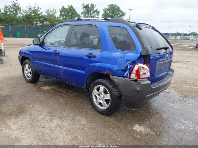 2007 Kia Sportage Lx მანქანა იყიდება აუქციონზე, vin: KNDJF724X77373267, აუქციონის ნომერი: 45867300