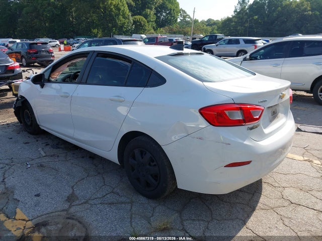 Продажа на аукционе авто 2018 Chevrolet Cruze Ls Auto, vin: 1G1BC5SM0J7180059, номер лота: 45867319