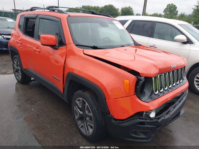 Продажа на аукционе авто 2018 Jeep Renegade Latitude 4x4, vin: ZACCJBBB7JPJ45940, номер лота: 45867320