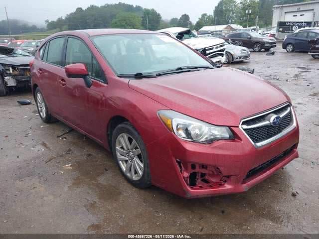 Продаж на аукціоні авто 2015 Subaru Impreza 2.0i Premium, vin: JF1GPAC64F8283762, номер лоту: 45867326