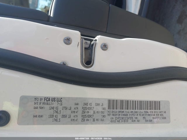 Продаж на аукціоні авто 2016 Dodge Journey Se, vin: 3C4PDCAB1GT247979, номер лоту: 45867358