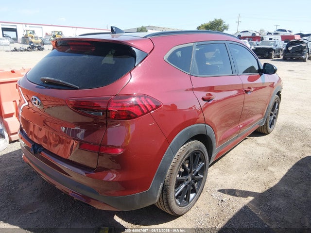 2019 Hyundai Tucson Night მანქანა იყიდება აუქციონზე, vin: KM8J33AL5KU020273, აუქციონის ნომერი: 45867467