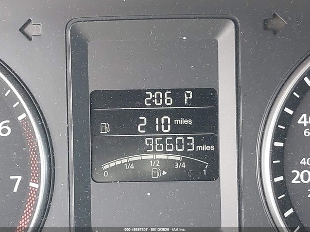 2013 Volkswagen Jetta 2.5l Se მანქანა იყიდება აუქციონზე, vin: 3VWDP7AJ7DM456106, აუქციონის ნომერი: 45867507
