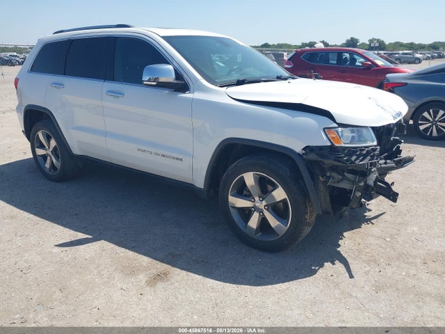 2015 Jeep Grand Cherokee Limited მანქანა იყიდება აუქციონზე, vin: 1C4RJEBGXFC822985, აუქციონის ნომერი: 45867516