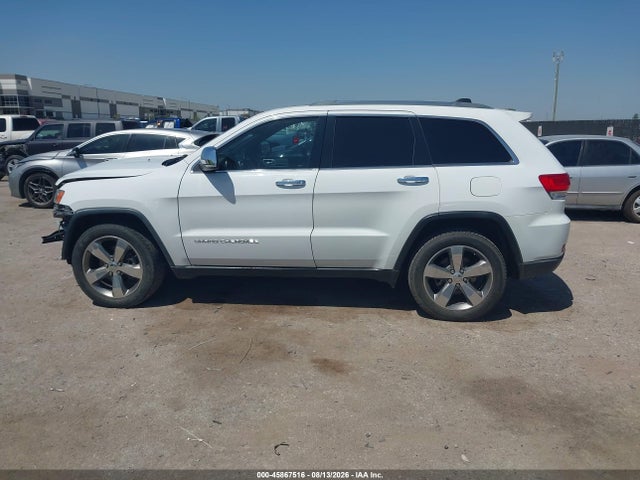 2015 Jeep Grand Cherokee Limited მანქანა იყიდება აუქციონზე, vin: 1C4RJEBGXFC822985, აუქციონის ნომერი: 45867516