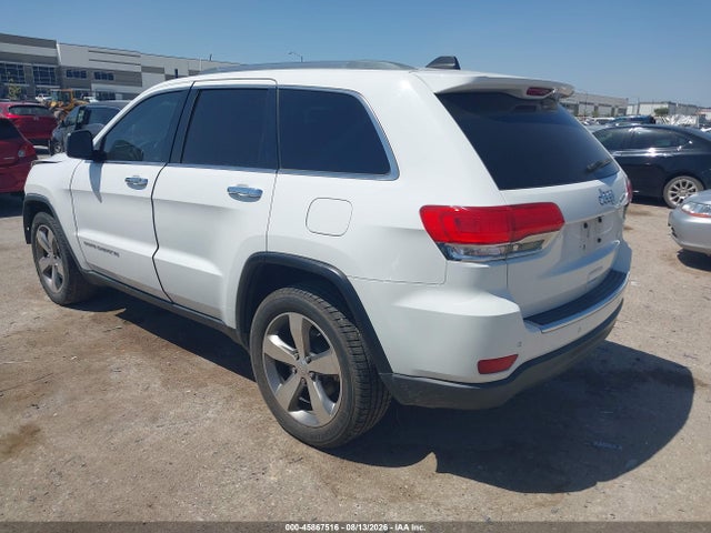 2015 Jeep Grand Cherokee Limited მანქანა იყიდება აუქციონზე, vin: 1C4RJEBGXFC822985, აუქციონის ნომერი: 45867516