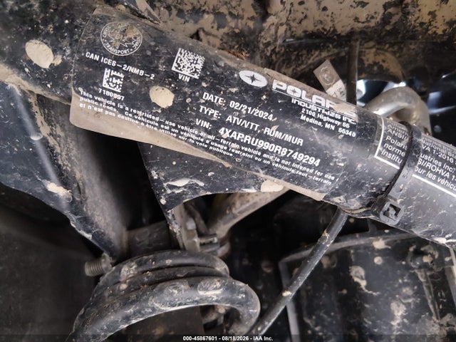 4XARRU990R8749294 Polaris Ranger Xp 1000 Northstar Premium