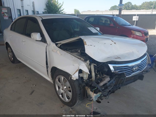 2009 Kia Optima Lx მანქანა იყიდება აუქციონზე, vin: KNAGE228895367644, აუქციონის ნომერი: 45867690