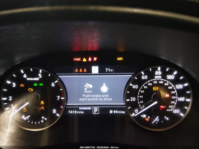 45867745 :رقم المزاد ، 3PCAJ5FB9SF102506 vin ، 2025 Infiniti Qx50 Sport Awd مزاد بيع