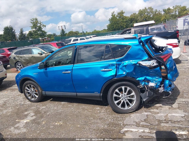 2016 Toyota Rav4 Hybrid Limited მანქანა იყიდება აუქციონზე, vin: JTMDJREV4GD007639, აუქციონის ნომერი: 45867754