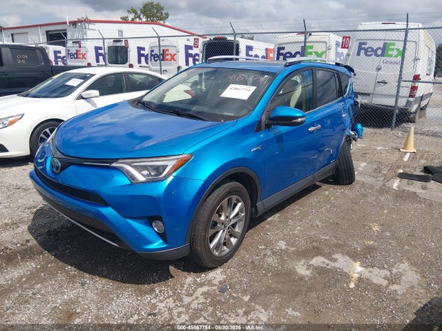 2016 Toyota Rav4 Hybrid Limited მანქანა იყიდება აუქციონზე, vin: JTMDJREV4GD007639, აუქციონის ნომერი: 45867754