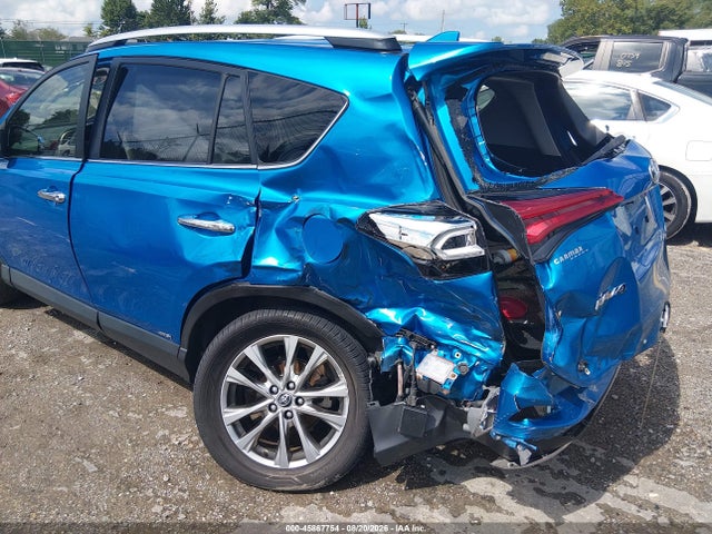 2016 Toyota Rav4 Hybrid Limited მანქანა იყიდება აუქციონზე, vin: JTMDJREV4GD007639, აუქციონის ნომერი: 45867754